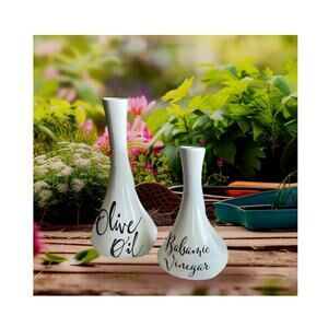 COLLECTABLE "ROSANNA" Olive Oil / BALSAMIC VINEGAR DECANTER SET